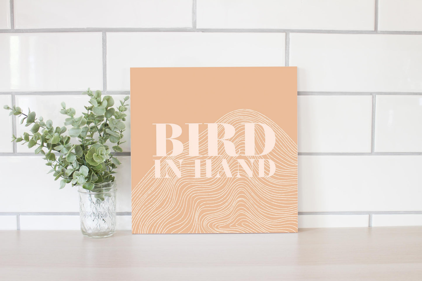 Modern Minimalist Pennsylvania Bird Quip | Wood Sign | Eaches | Min 2