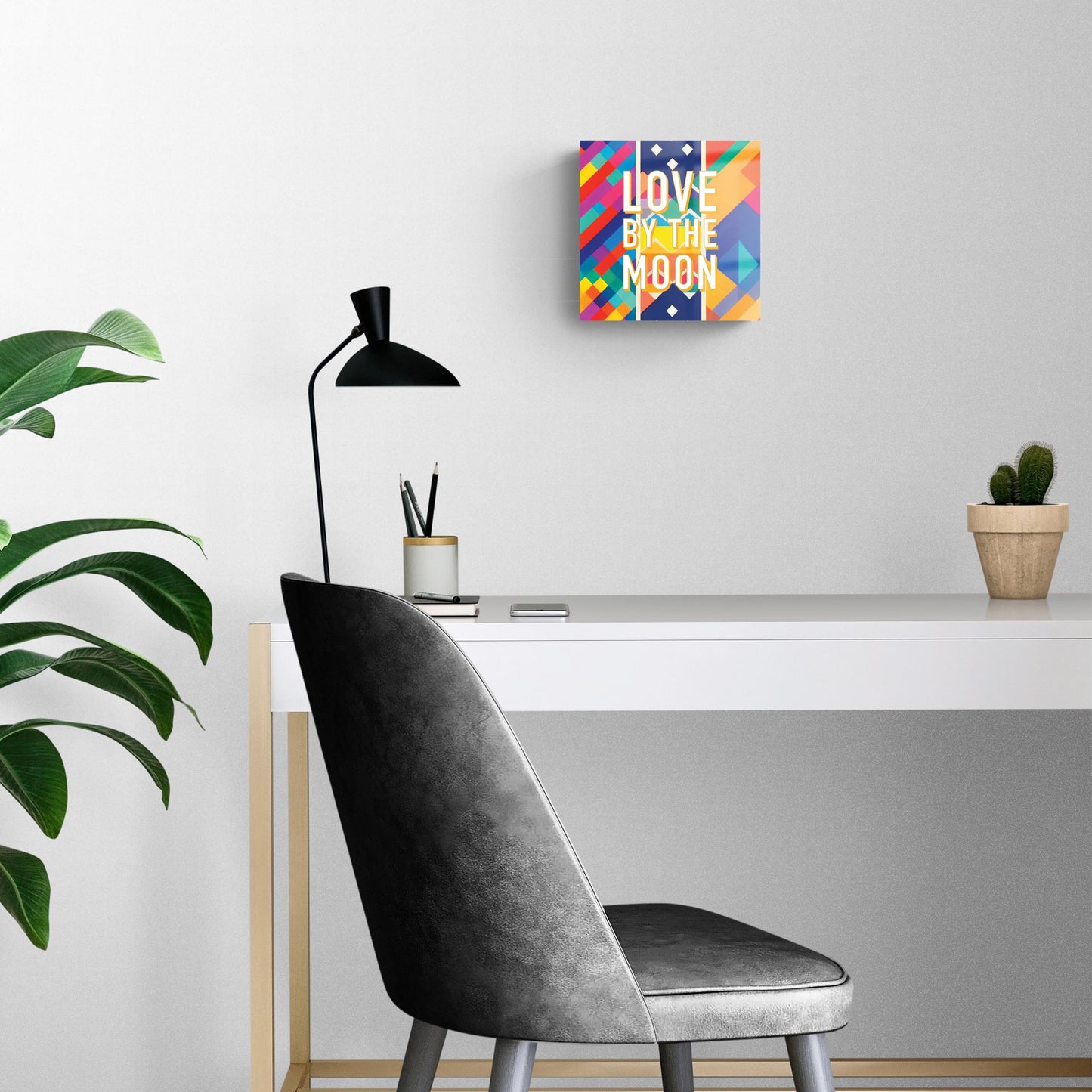 Love By The Moon | Hi-Def Glass Art | Eaches | Min 2