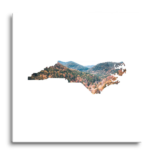 North Carolina State Shape Picture | Hi-Def Glass Art | Eaches | Min 1