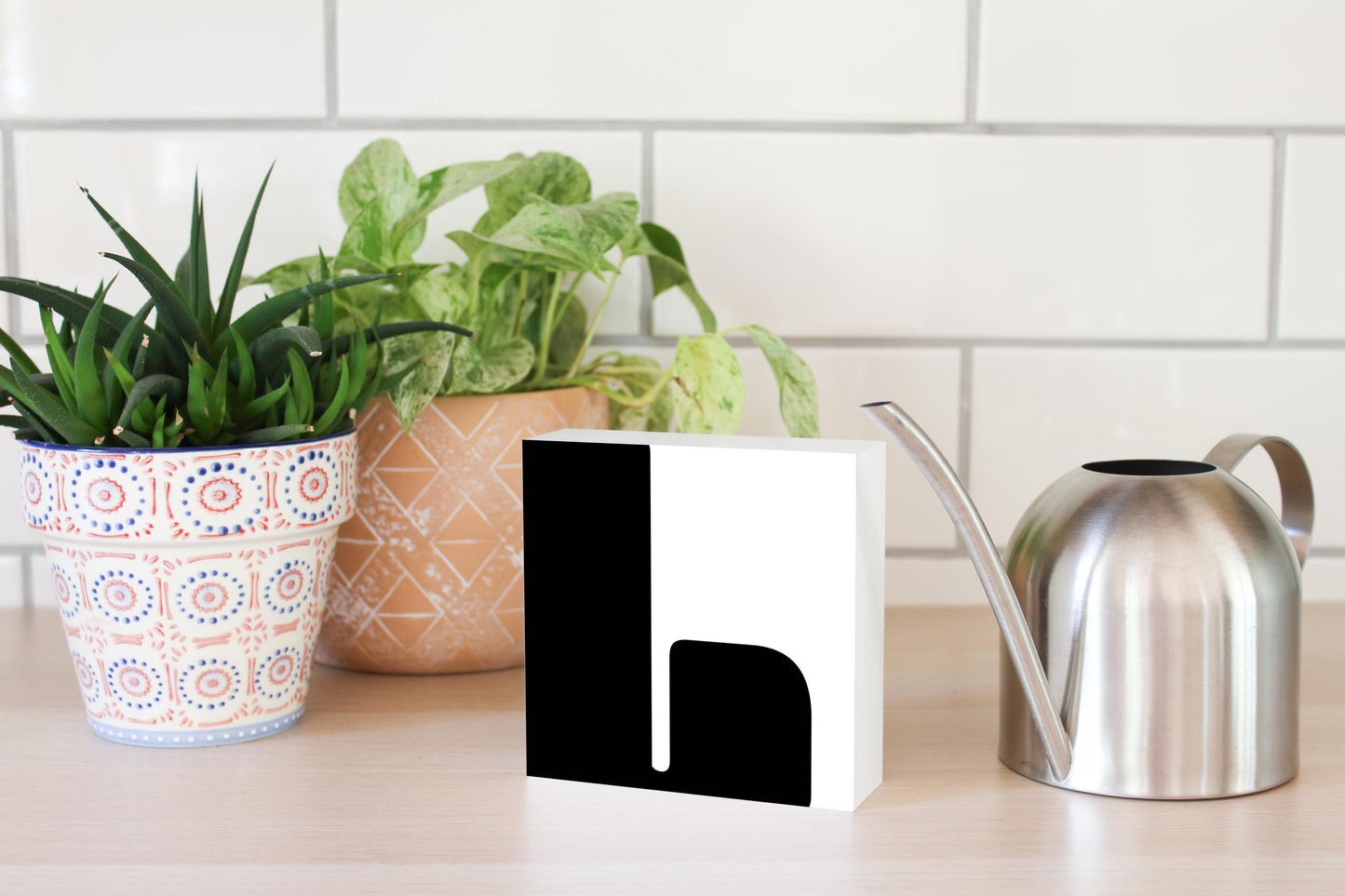 Fun Chunky Monogram L | Wood Block | Eaches | Min 4