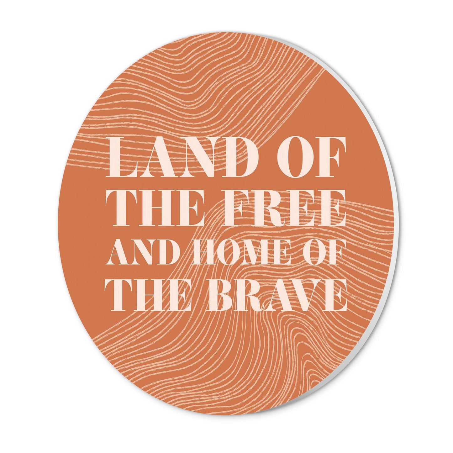Modern Minimalist New York Free Brave | Wood Sign | Eaches | Min 1