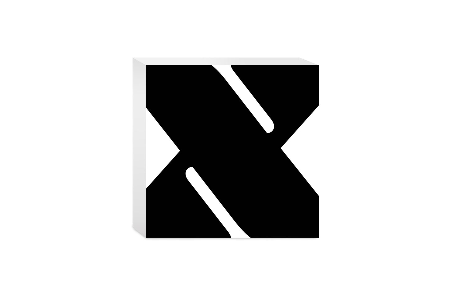 Fun Chunky Monogram X | Wood Block | Eaches | Min 4