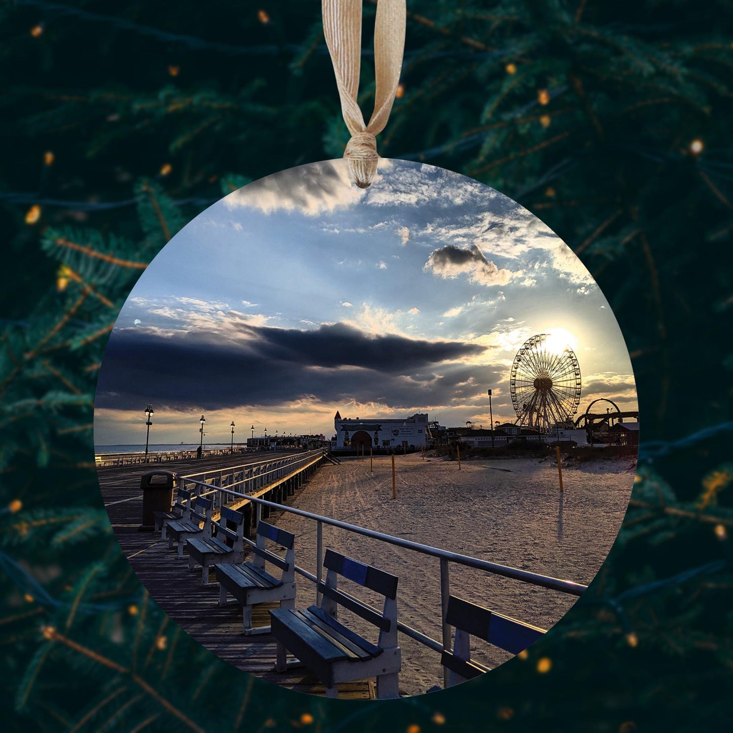OCNJ Photo | Wood Ornament | Eaches | Min 1