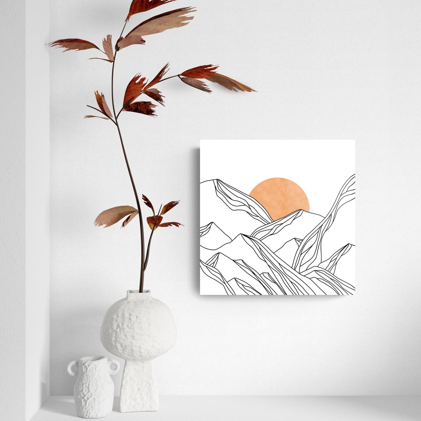 White Mountain Sun Lines | Hi-Def Glass Art | Eaches | Min 2