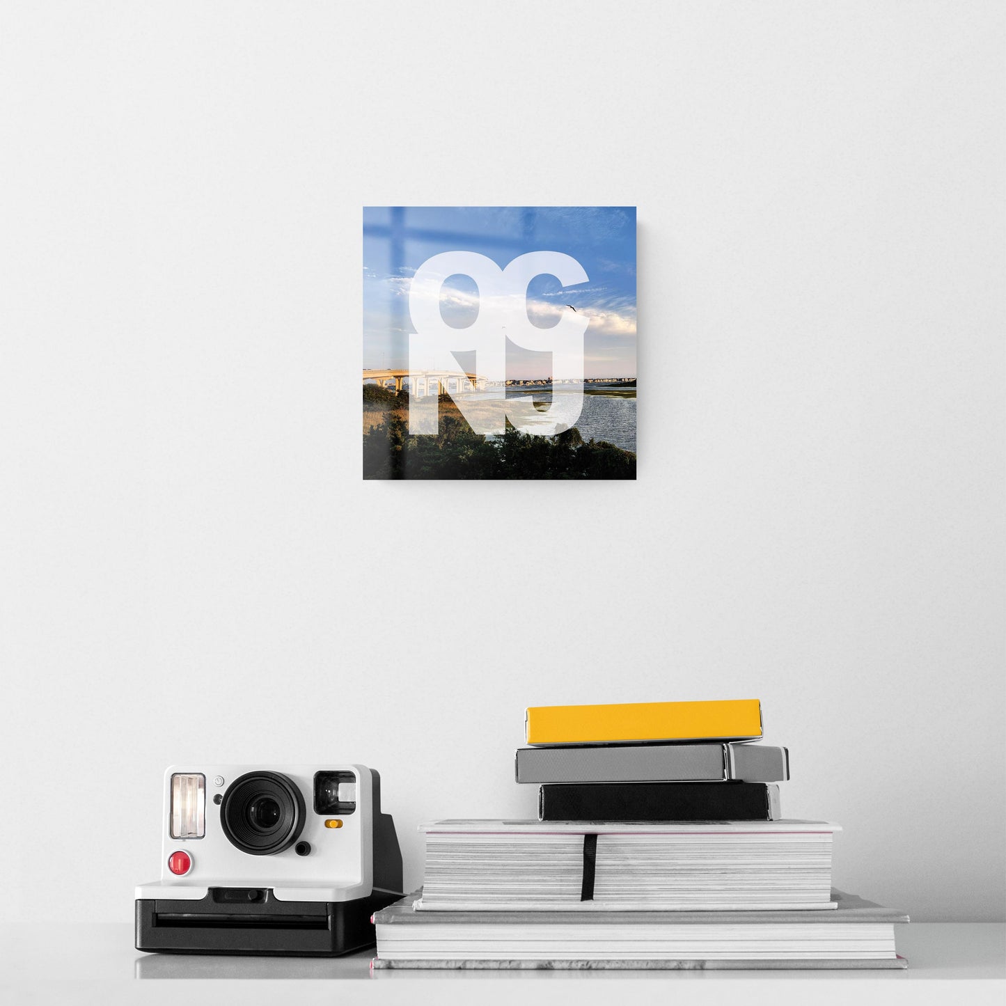 OCNJ Photo With Text | Hi-Def Glass Art | Eaches | Min 2