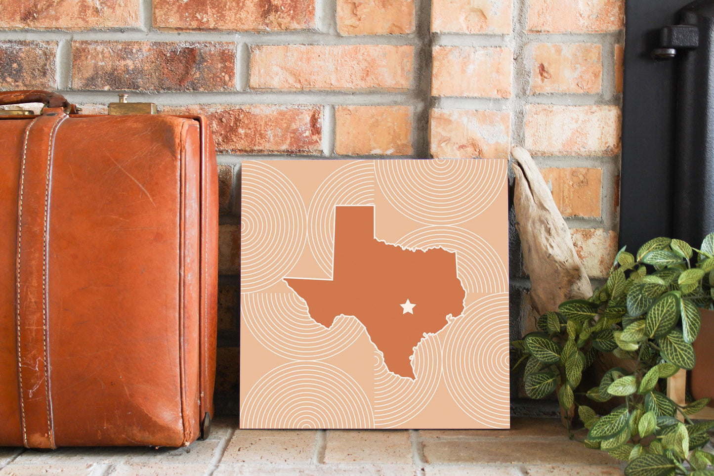 Modern Minimalist Texas Austin Star | Wood Sign | Eaches | Min 2