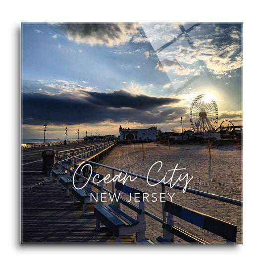 OCNJ Photo With Text | Hi-Def Glass Art | Eaches | Min 1