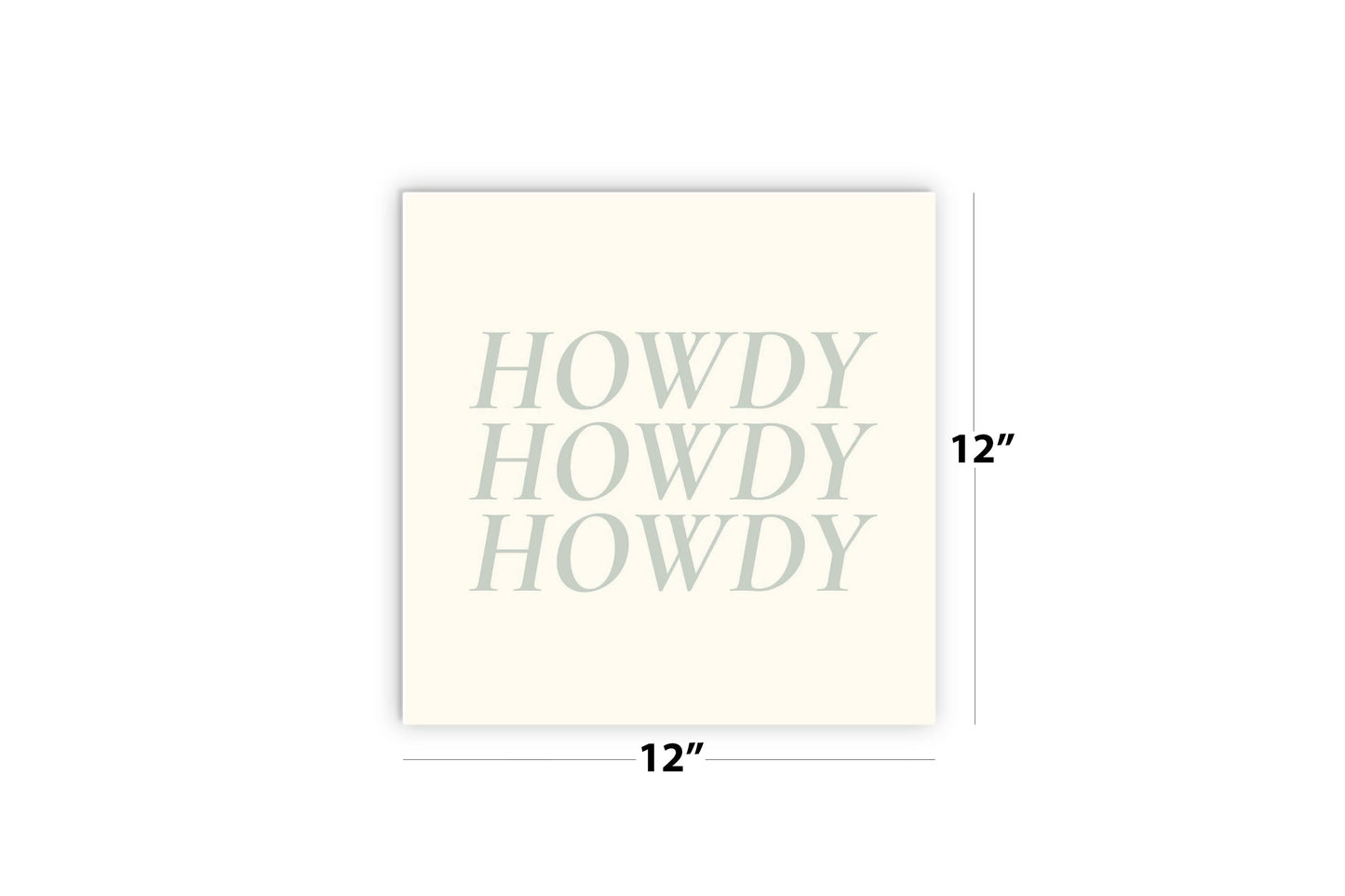 Modern Minimalist Oklahoma Howdy | Wood Sign | Eaches | Min 2