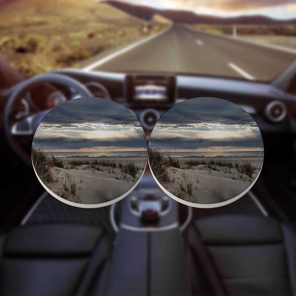 OCNJ Photo | Absorbent Car Coasters | Set of 2 | Min 4