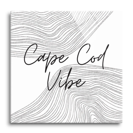 Minimalistic B&W Cape Cod Vibe | Hi-Def Glass Art | Eaches | Min 1