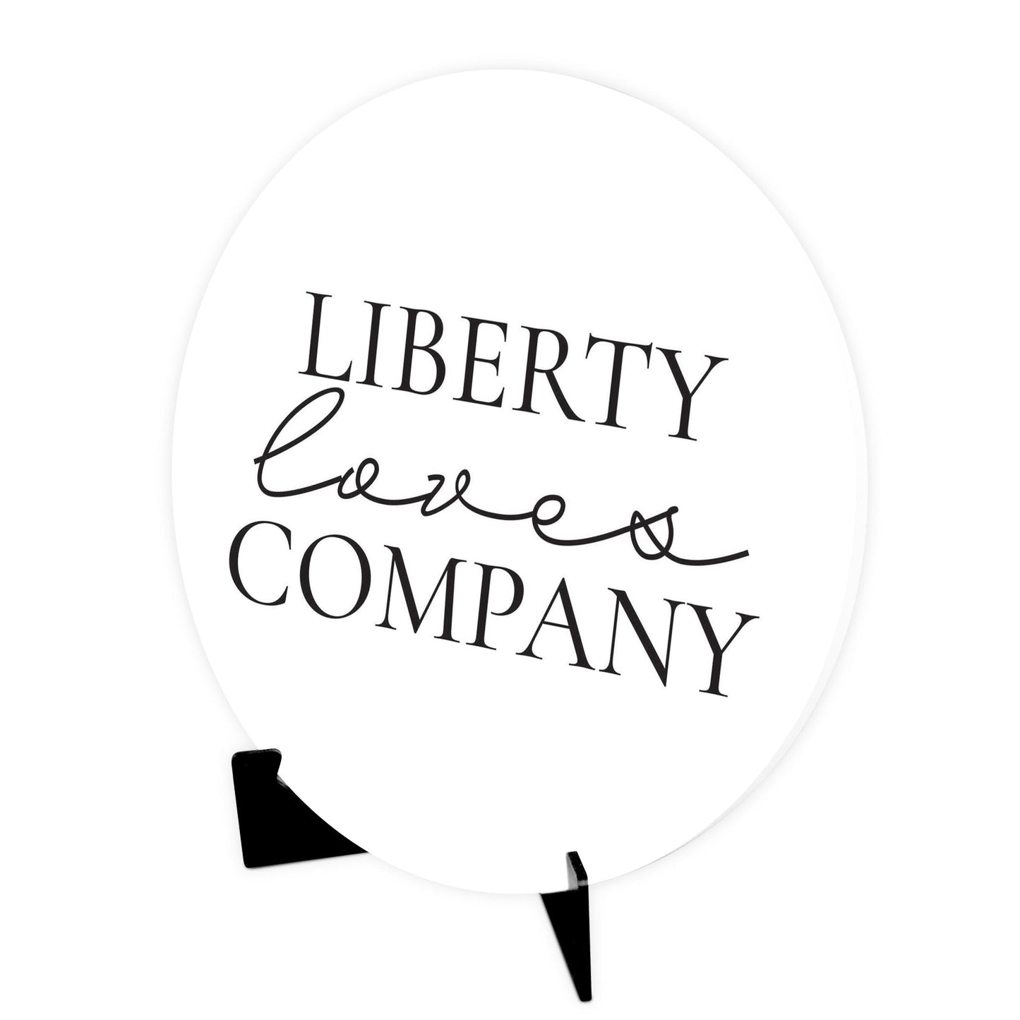 Minimalistic B&W Pennsylvania Liberty Quip | Wood Sign | Eaches | Min 1