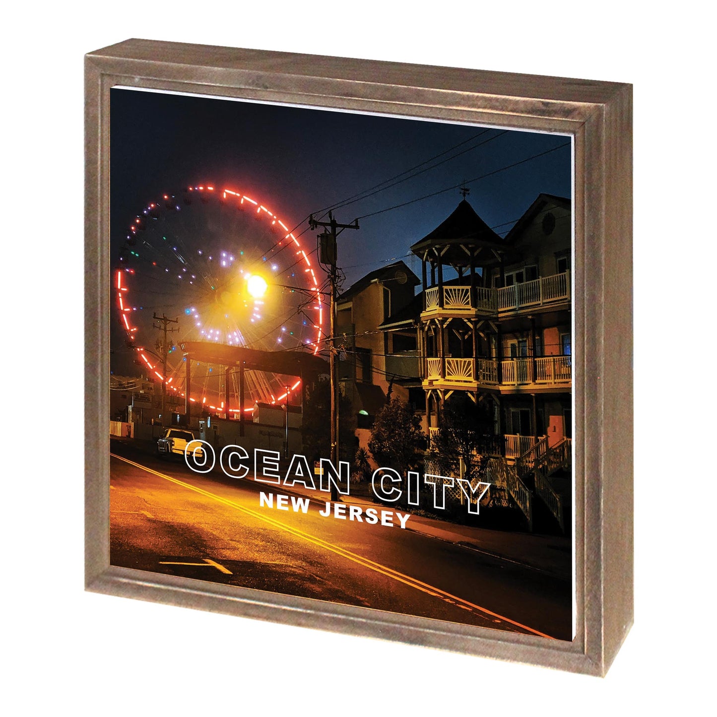 OCNJ Photo With Text | Wood Sign | Eaches | Min 1