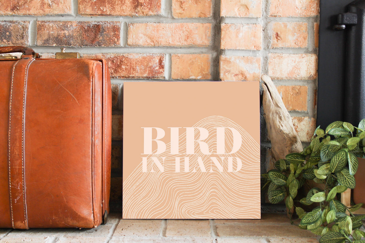 Modern Minimalist Pennsylvania Bird Quip | Wood Sign | Eaches | Min 2