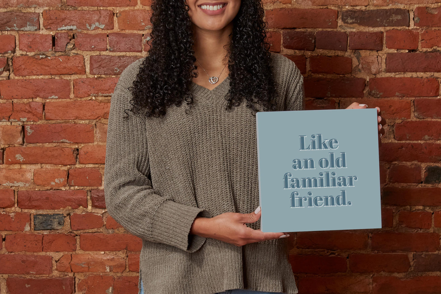 Modern Minimalist Arkansas Familiar Friend | Wood Block | Eaches | Min 2