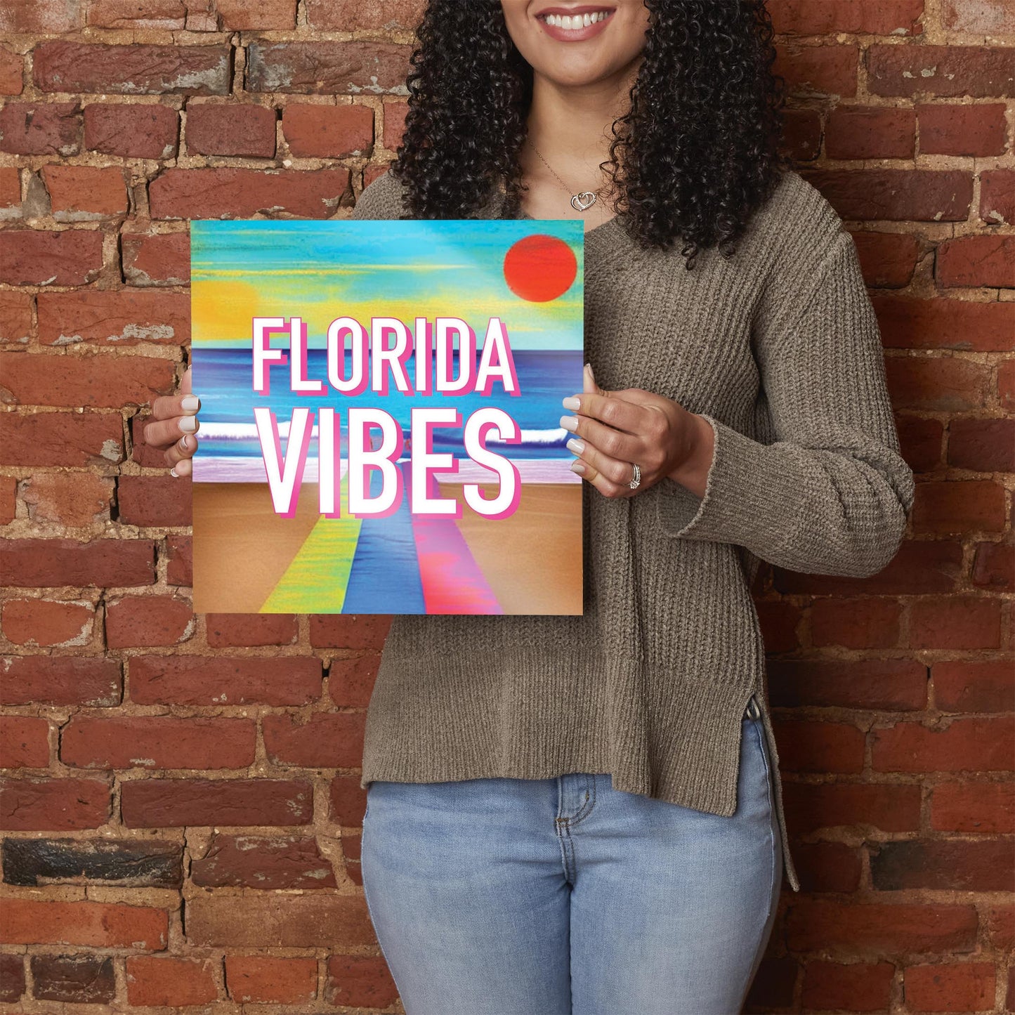 Florida Vibes | Hi-Def Glass Art | Eaches | Min 1
