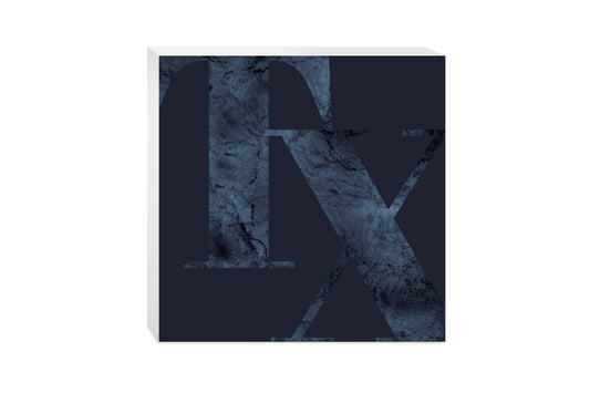 Modern Minimalist Texas Blue Tx | Wood Block | Eaches | Min 2