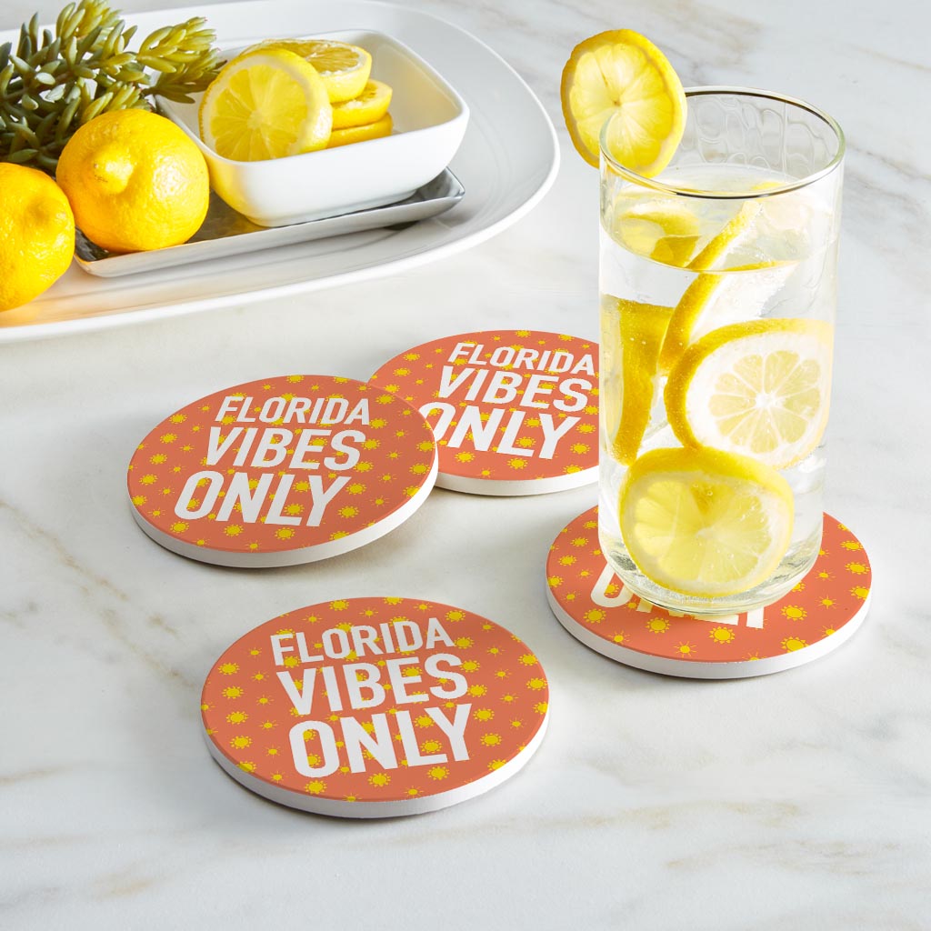 Florida Vibes Only| Absorbent Coasters | Set of 4 | Min 2