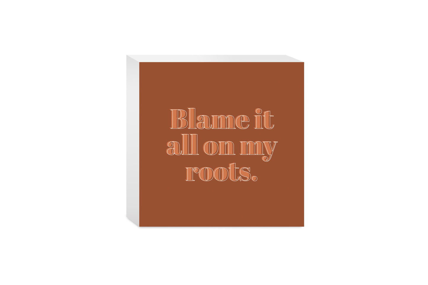 Modern Minimalist Arkansas Roots | Wood Block | Eaches | Min 4