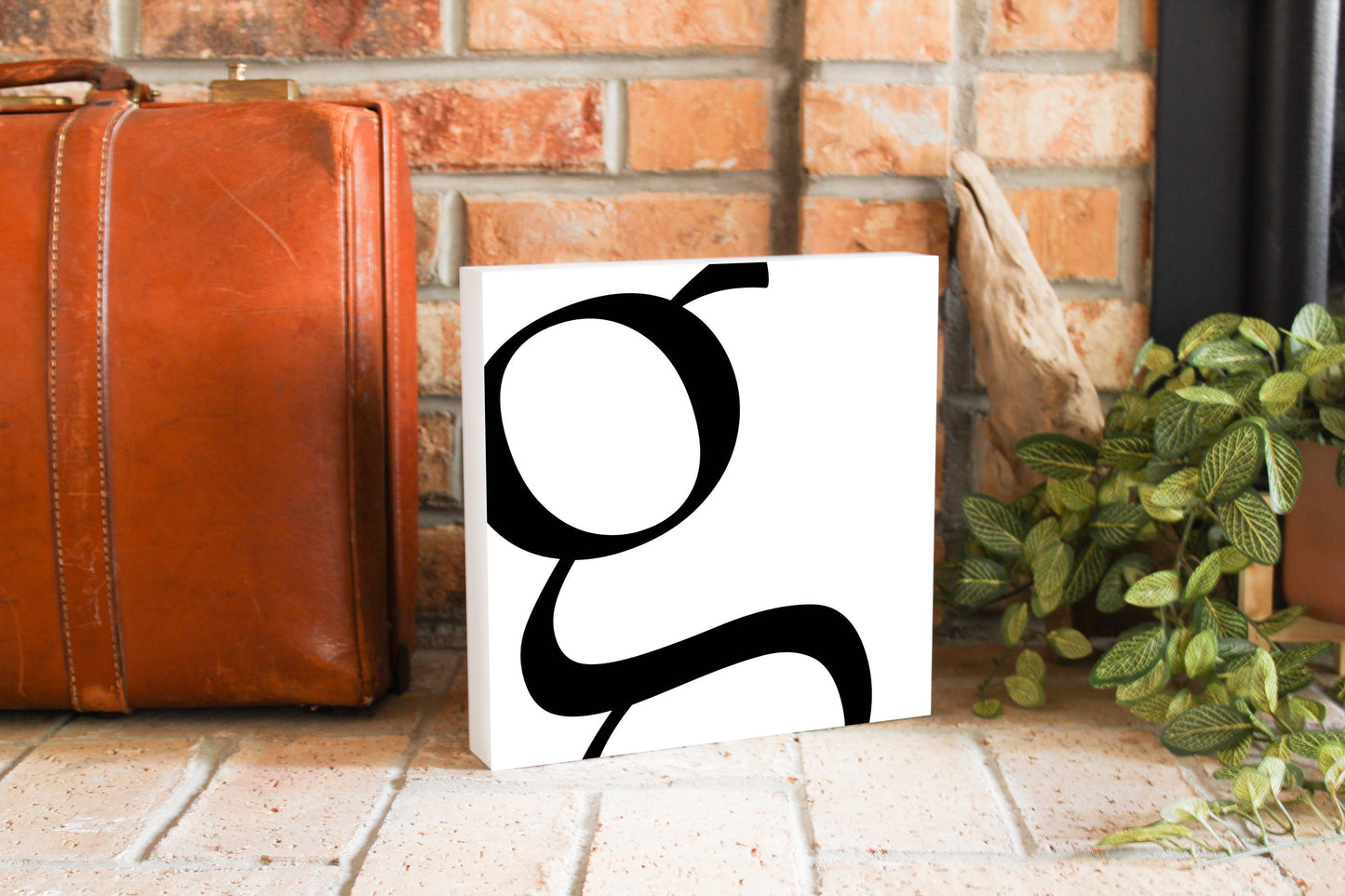 Minimal Monogram G | Wood Block | Eaches | Min 2