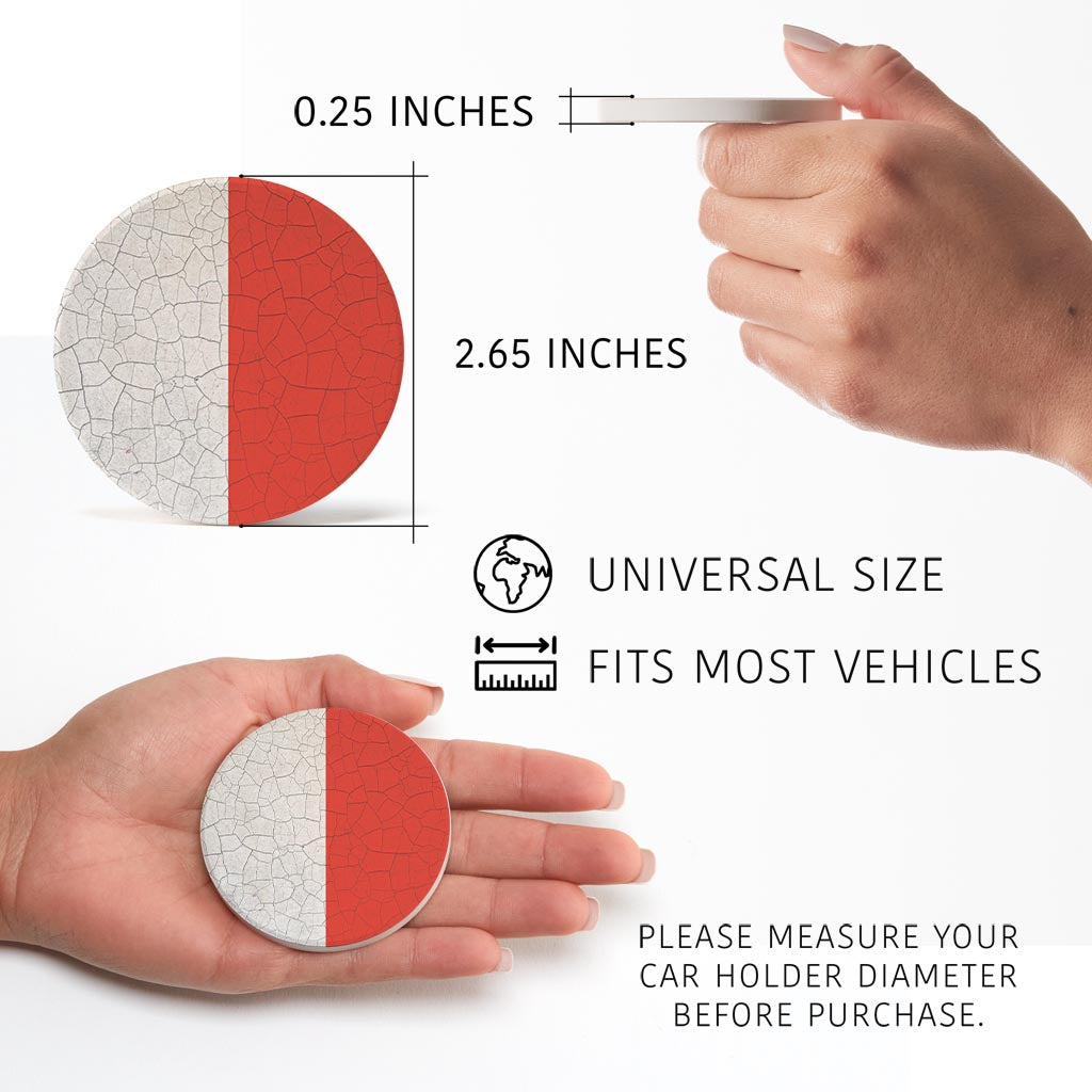 Nautical Flag Hotel| Absorbent Car Coasters | Set of 2 | Min 4