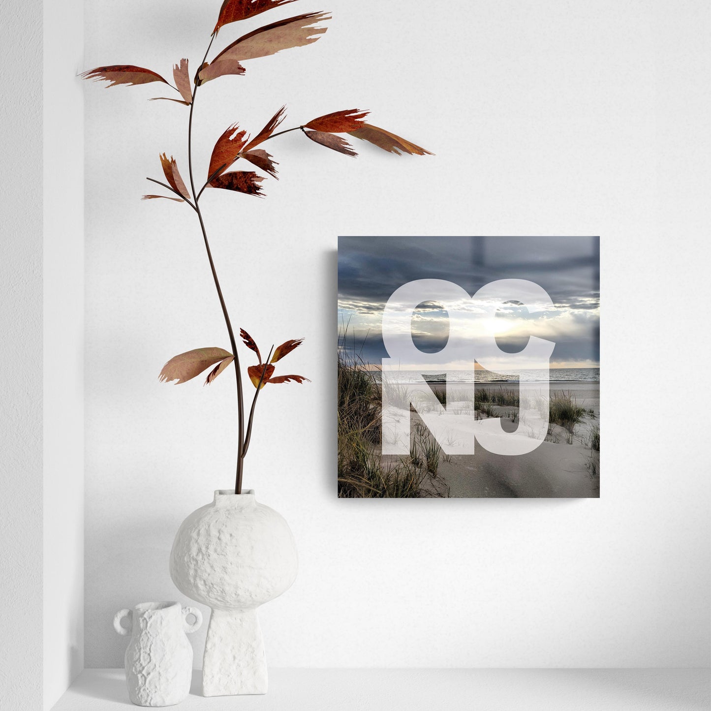 OCNJ Photo With Text | Hi-Def Glass Art | Eaches | Min 2