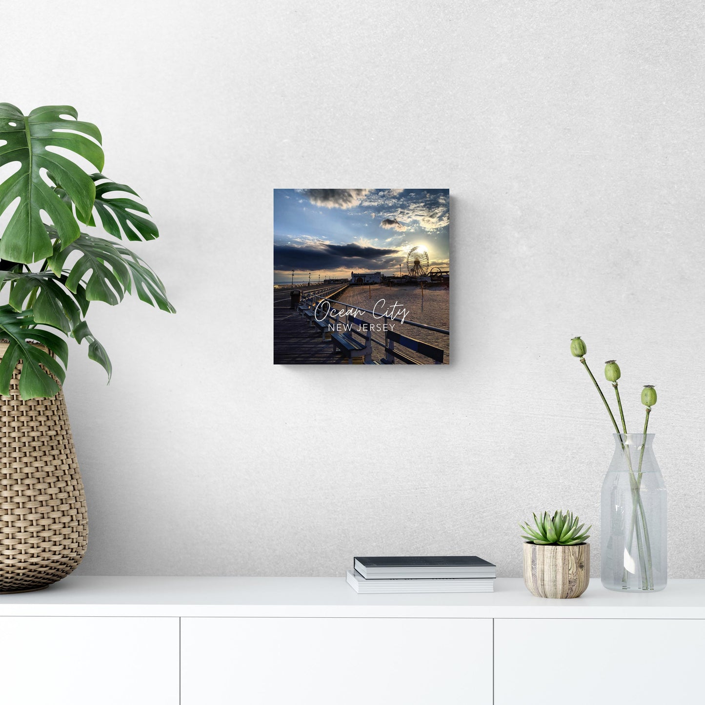 OCNJ Photo With Text | Wood Sign | Eaches | Min 2