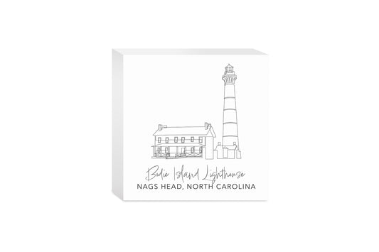 Bodie Island Lighthouse | Wood Block | Eaches | Min 4