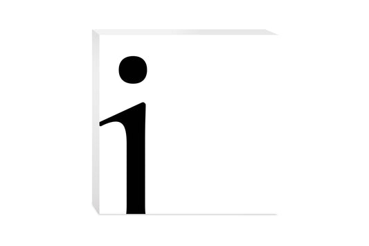 Minimal Monogram I | Wood Block | Eaches | Min 2