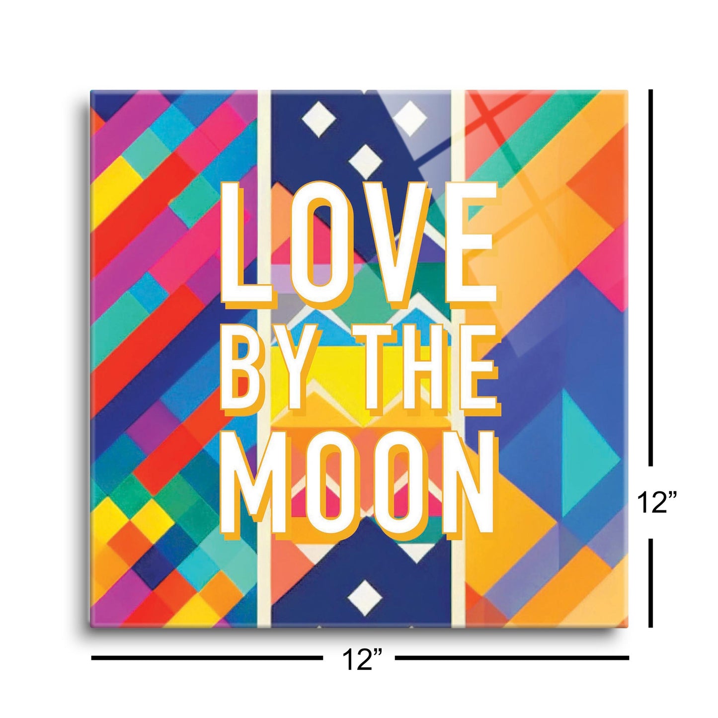 Love By The Moon | Hi-Def Glass Art | Eaches | Min 1