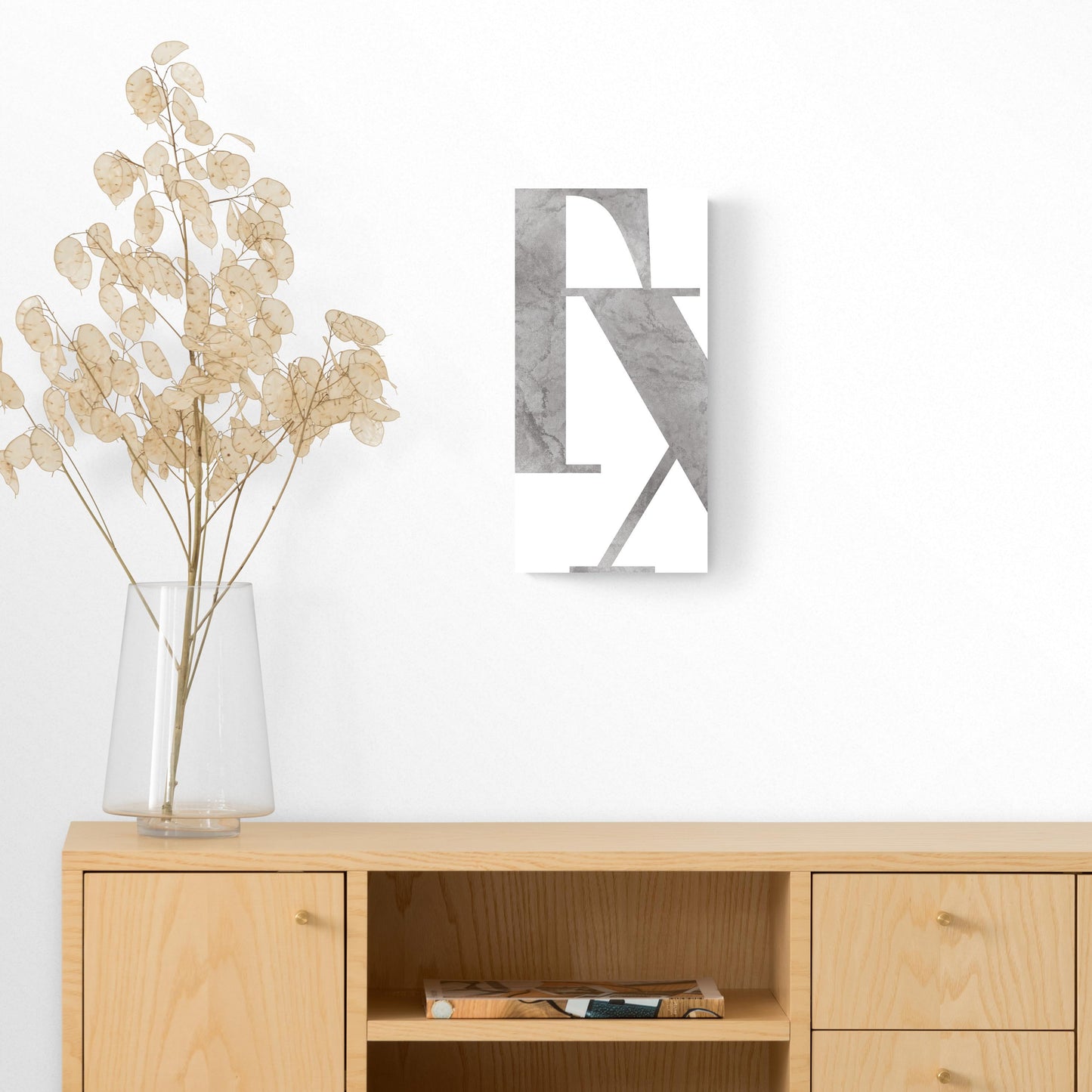 Modern White Texas Initials | Hi-Def Glass Art | Eaches | Min 2