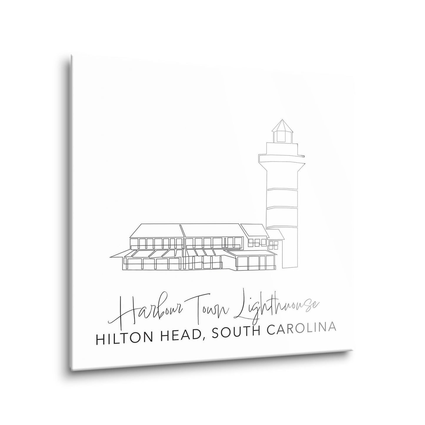 Harbour Town Lighthouse | Hi-Def Glass Art | Eaches | Min 2