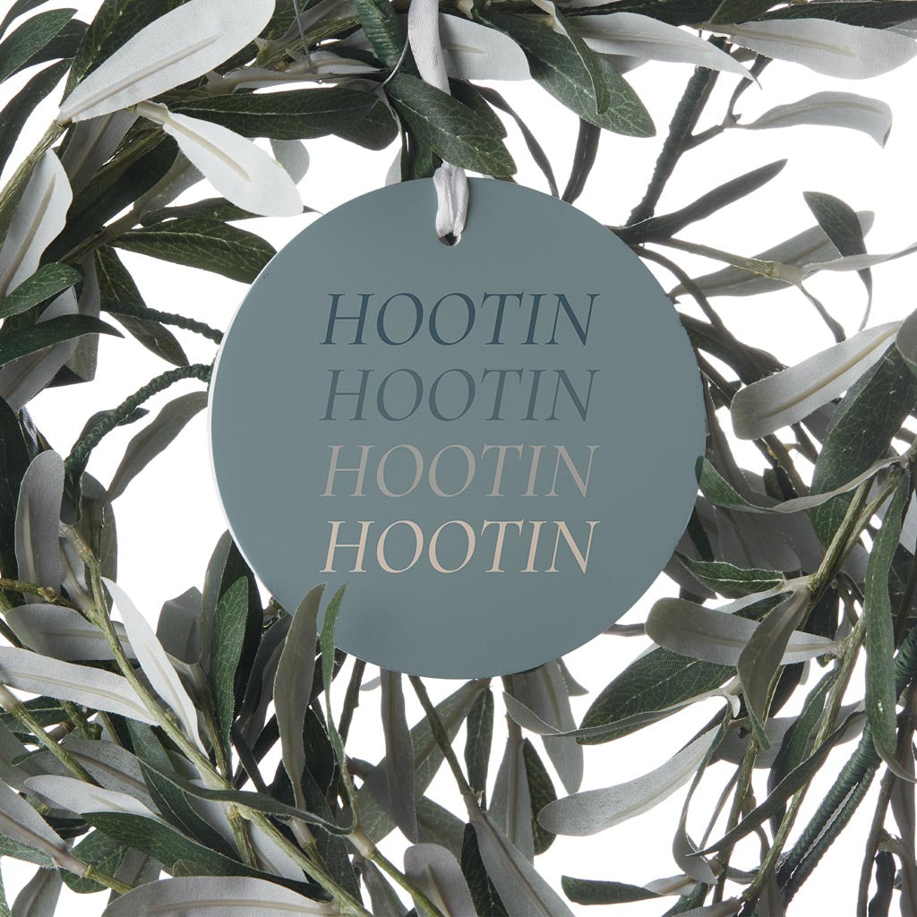 Modern Minimalist Arkansas Hootin| Wood Ornament | Eaches | Min 6
