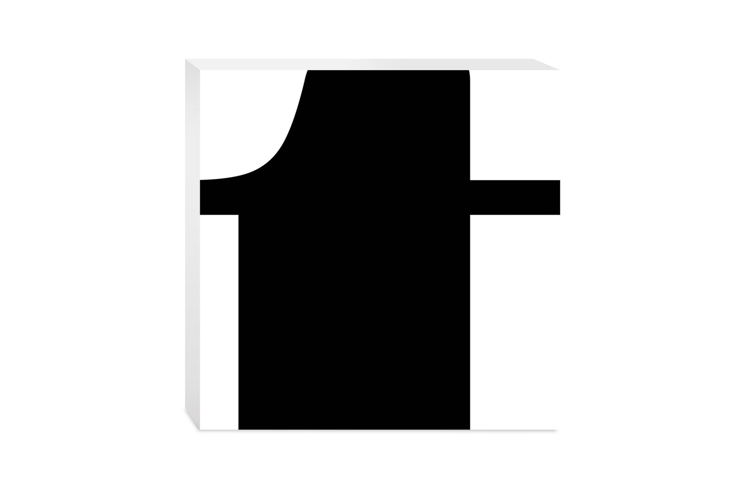 Fun Chunky Monogram T | Wood Block | Eaches | Min 2