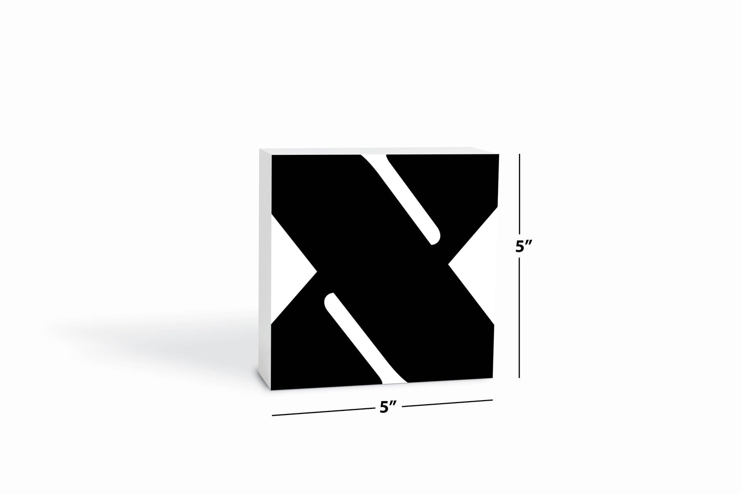 Fun Chunky Monogram X | Wood Block | Eaches | Min 4