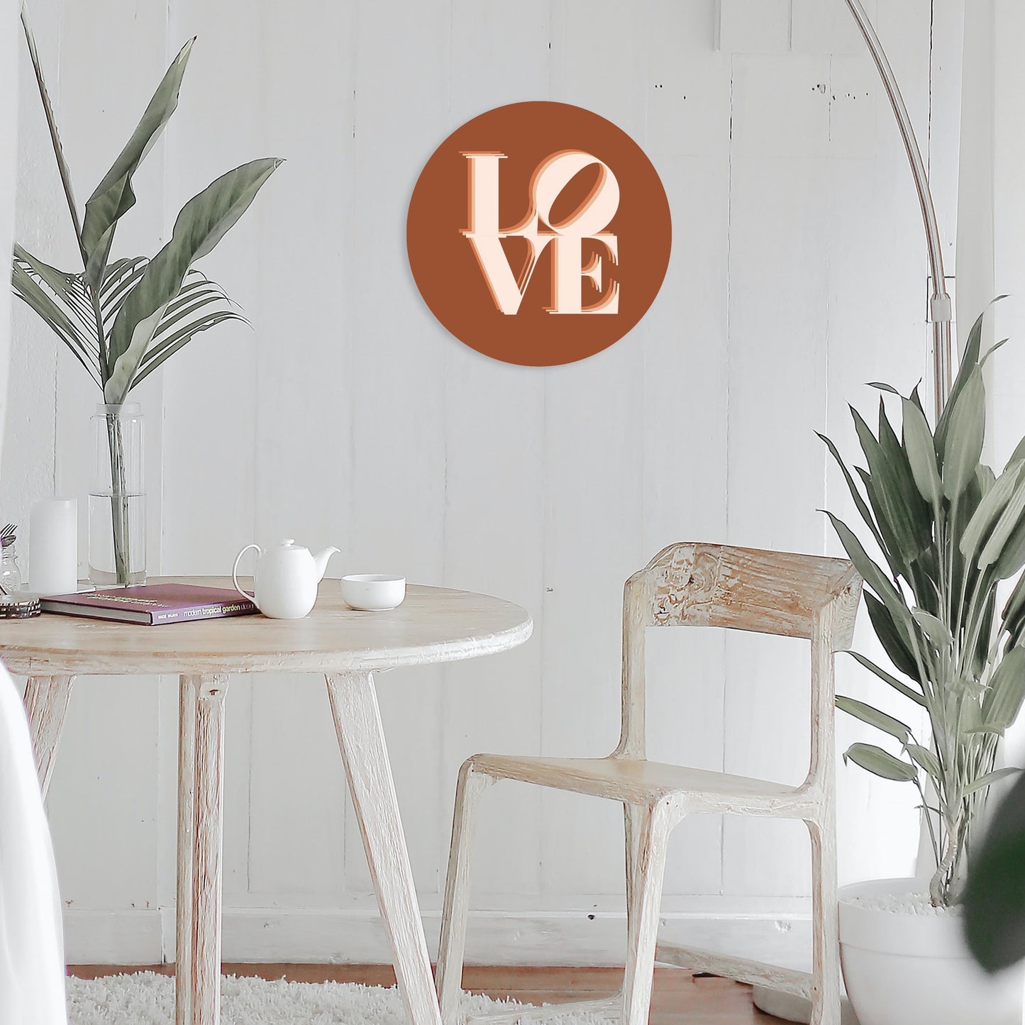 Modern Minimalist Pennsylvania Love Dark | Wood Sign | Eaches | Min 1
