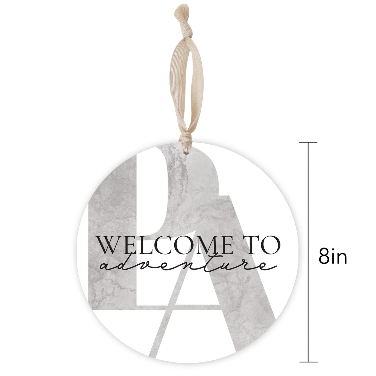 Minimalistic B&W Pennsylvania Adventure Quip | Wood Ornament | Eaches | Min 1