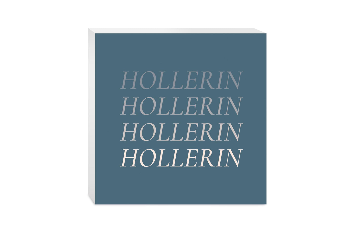 Modern Minimalist Arkansas Hollerin | Wood Block | Eaches | Min 2
