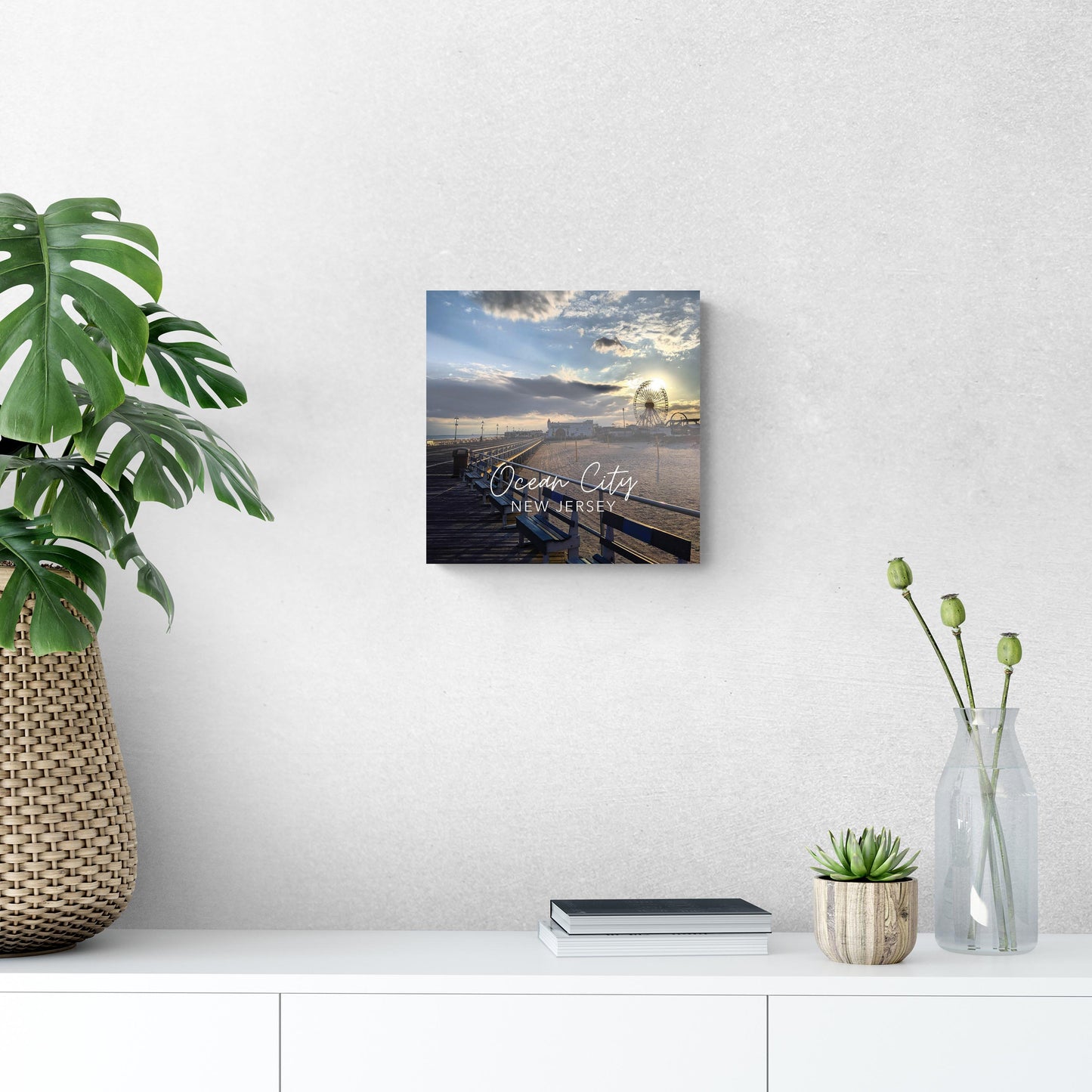 OCNJ Photo With Text | Hi-Def Glass Art | Eaches | Min 1