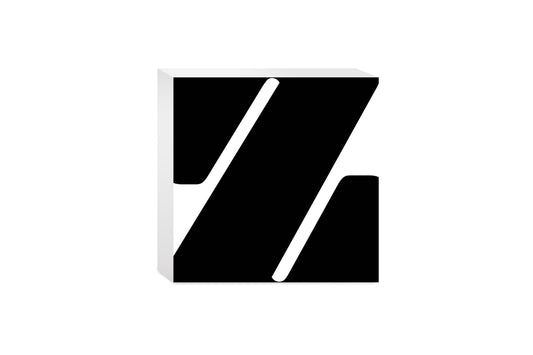 Fun Chunky Monogram Z | Wood Block | Eaches | Min 4