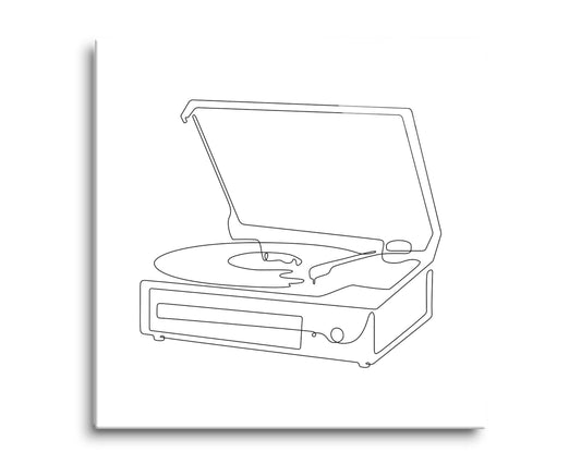 Minimalistic Music Line Drawings| Hi-Def Glass Art | Eaches | Min 2