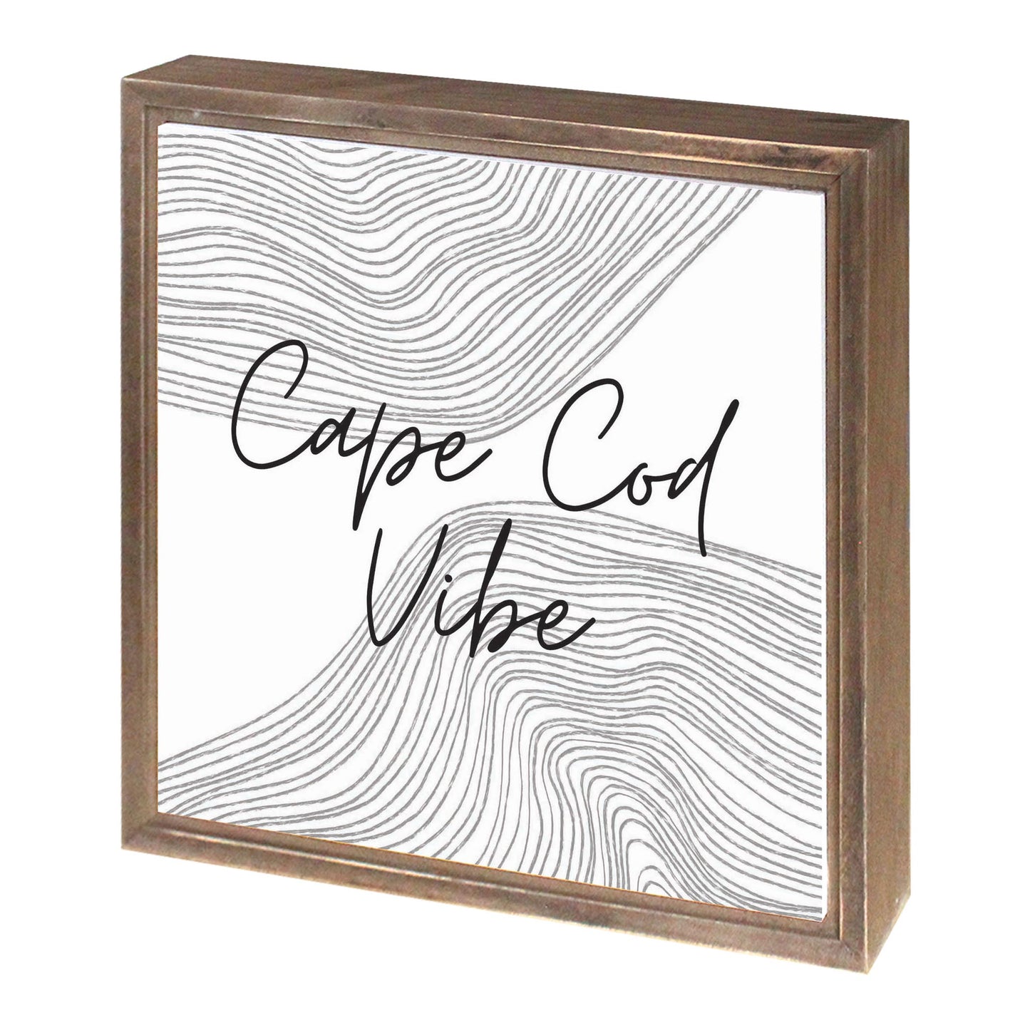 Minimalistic B&W Cape Cod Vibe | Wood Sign | Eaches | Min 1