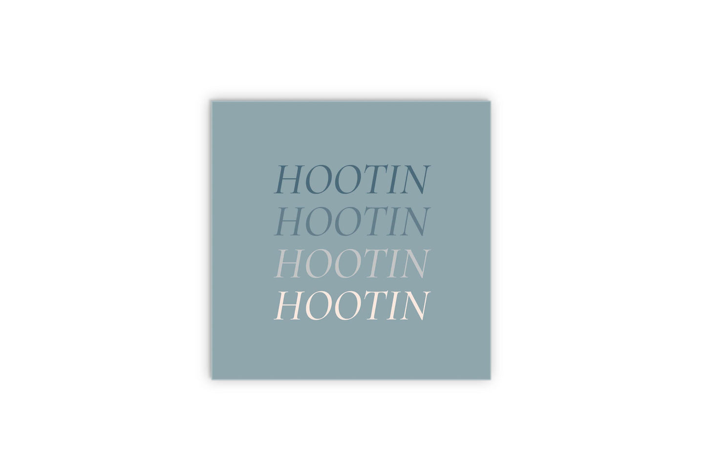 Modern Minimalist Arkansas Hootin | Wood Sign | Eaches | Min 2