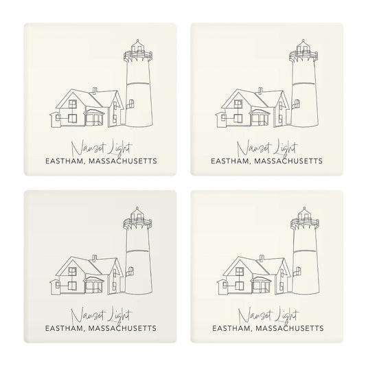 Nauset Light| Absorbent Coasters | Set of 4 | Min 2