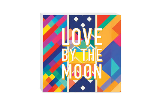 Love By The Moon | Wood Block | Eaches | Min 2