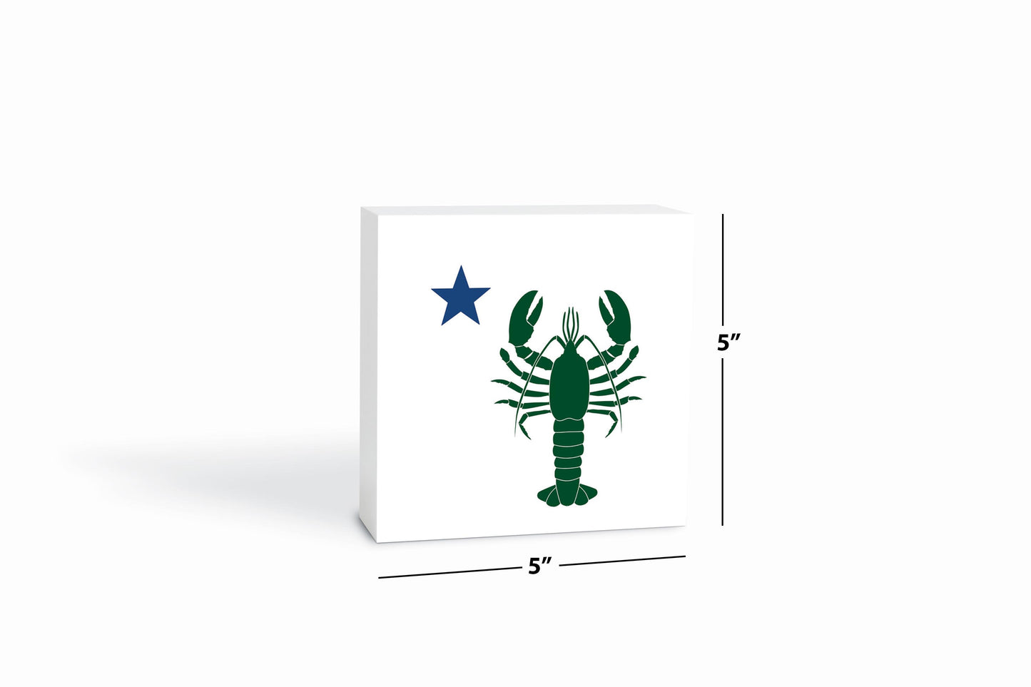 New England Star And Lobster | Wood Block | Eaches | Min 4
