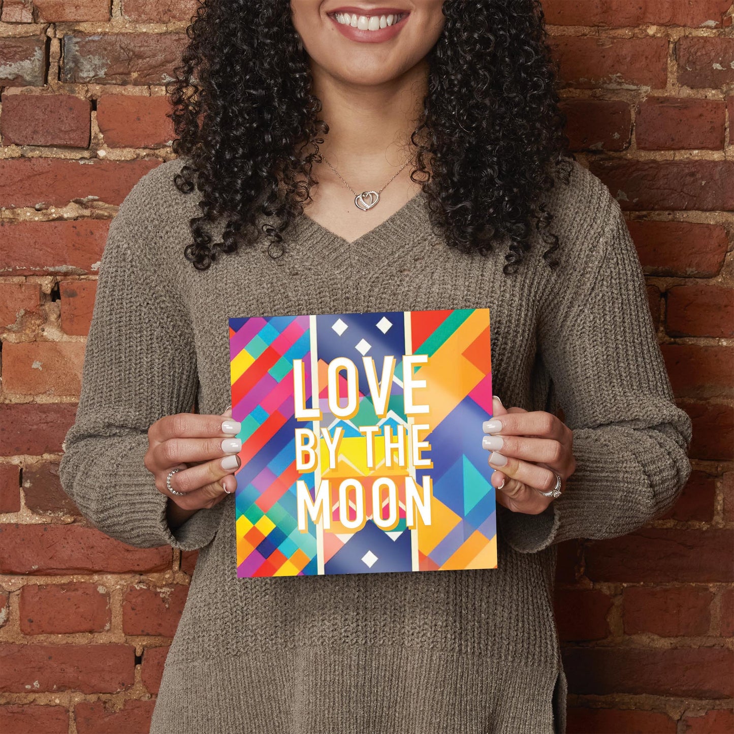 Love By The Moon | Hi-Def Glass Art | Eaches | Min 2