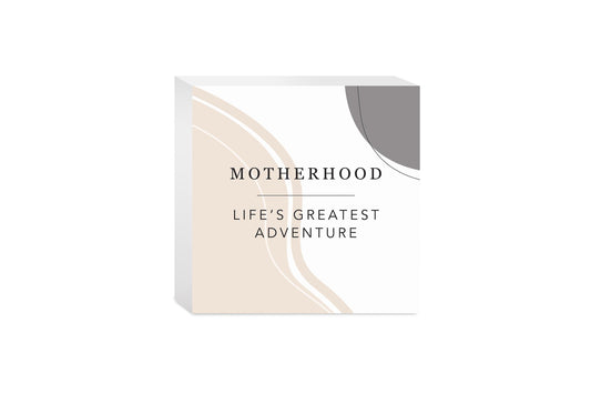 Modern Minimalist Mothers Day Adventure | Wood Block | Eaches | Min 4