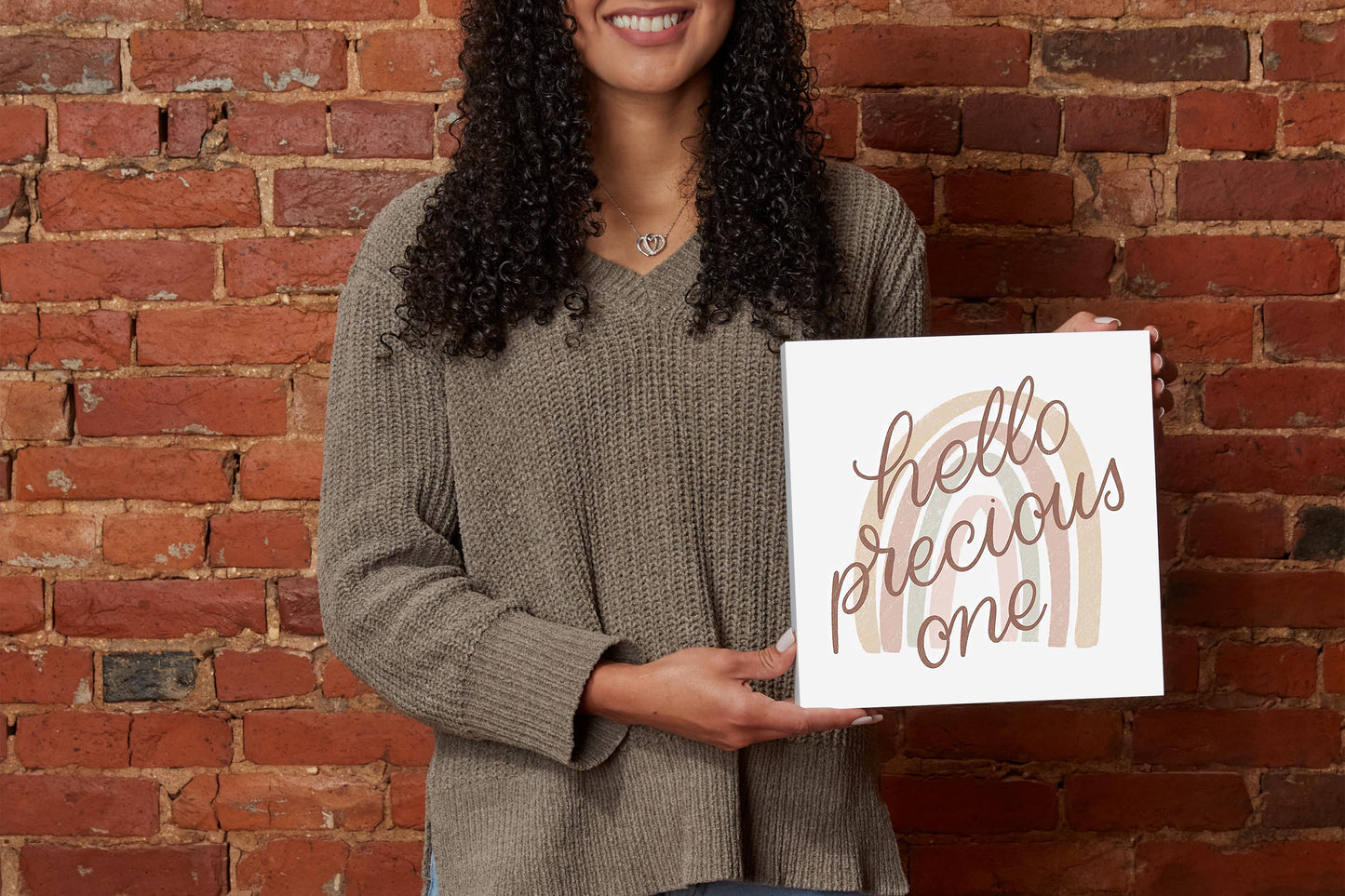 Hello Precious One | Wood Block | Eaches | Min 2