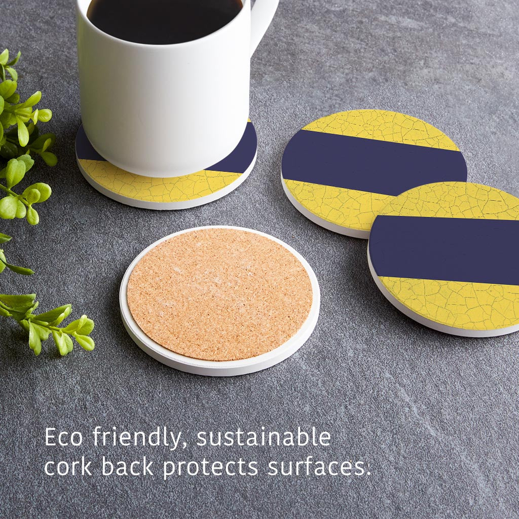 Nautical Flag Delta | Absorbent Coasters | Set of 4 | Min 2