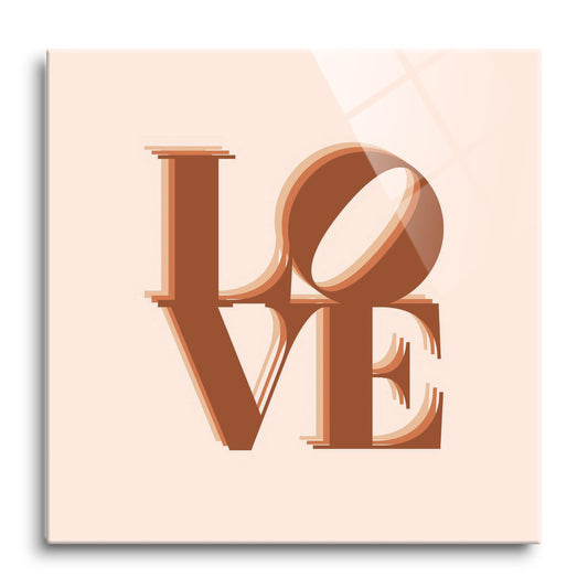 Modern Minimalist Pennsylvania Love Light | Hi-Def Glass Art | Eaches | Min 1